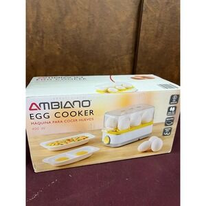 Ambiano Egg Cooker #90044~ 6 Egg Capacity Poach, Omelet, Hard-boiled w/manual J2